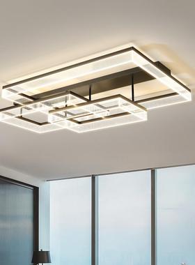 吸顶灯205新现代简约大厅高档具轻灯奢款全70175光谱2护眼长方形