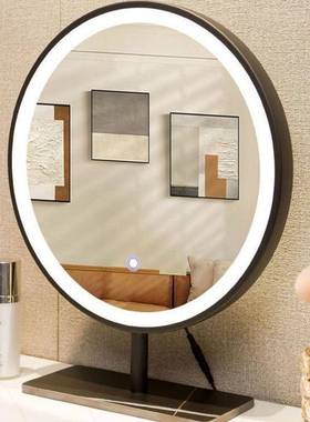 化妆镜台式面灯学生网红风卧AL102131室家带鸿灯梳妆台用美桌妆大