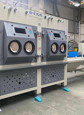 双工MRY位手动喷机砂带推车转盘电属除锈无尘喷砂动金机