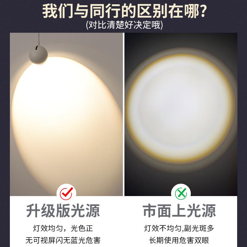 主卧室床头小吊灯轻奢现代简约极简触摸感应灯饰可升降智能吊线灯
