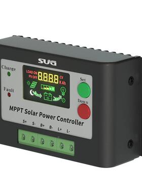 10A02A太阳能控制MPPT-10-器充MPP统T光伏发电系太阳能降压放电控