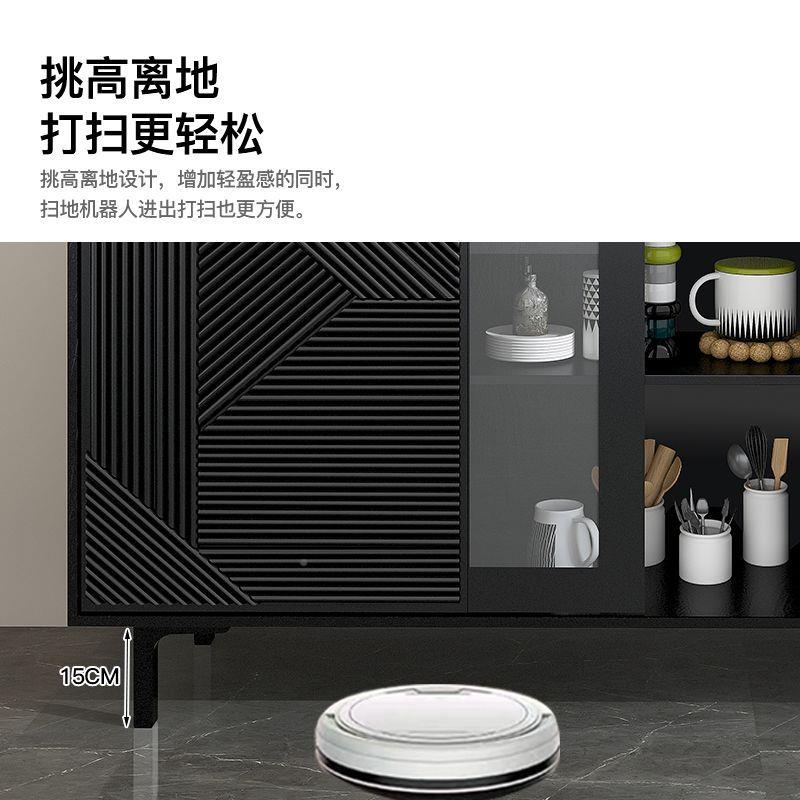 美式古餐边柜靠墙餐现代简约无品牌/黑色边柜置物柜关储物客复厅