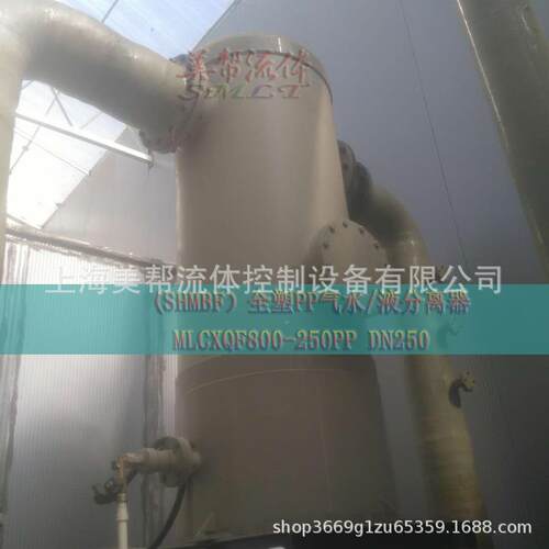 全汽塑PP器PPH全塑气水离OWY器水分离分离心旋风式气液分离器