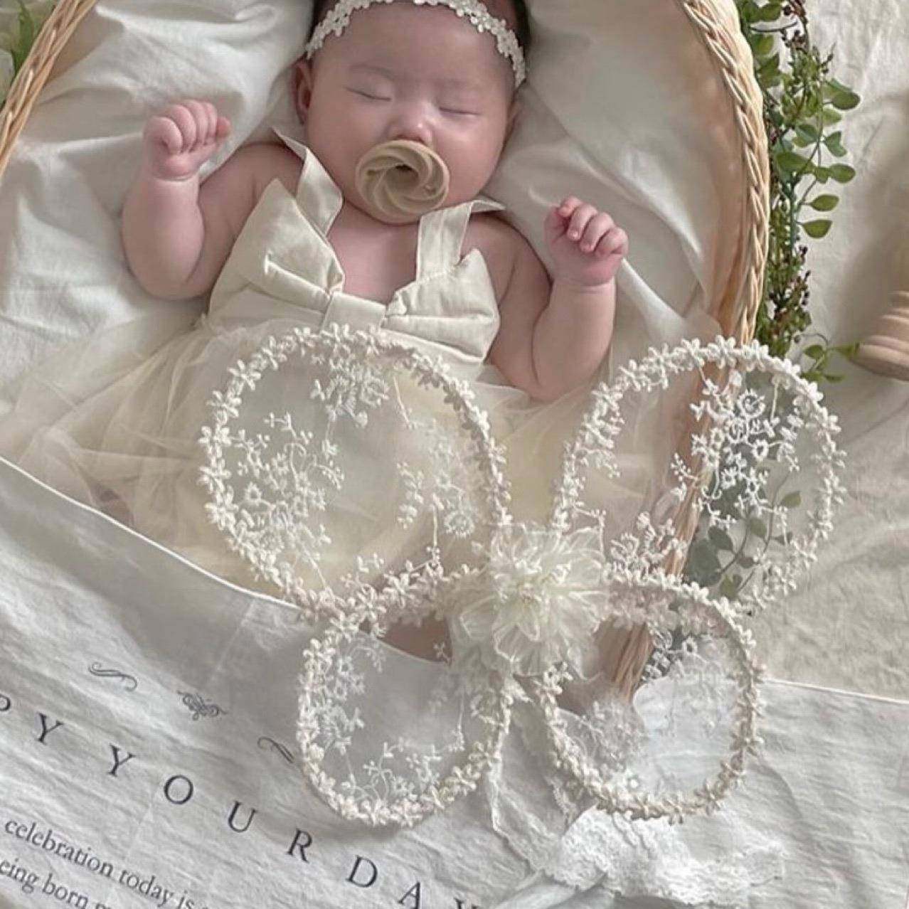 蕾丝蝴蝶背仙饰仙花女精灵子天使翅9866膀儿童舞台拍照出摄影演道