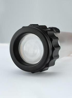 手法拉手AL102103摇式荧光发电充电晃动强磁电铁电手筒电学生透明