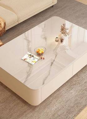 板油风岩茶几电视柜组合客厅家用11236小奶户型新款现简代约落地