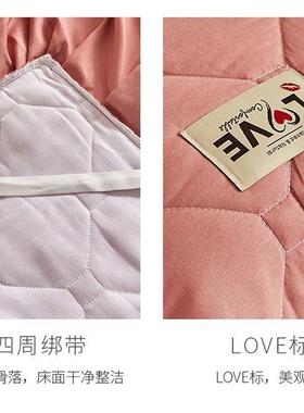 季全夹棉加厚床件裙四人套单冬双床罩FS56865式床笠床盖被套床上