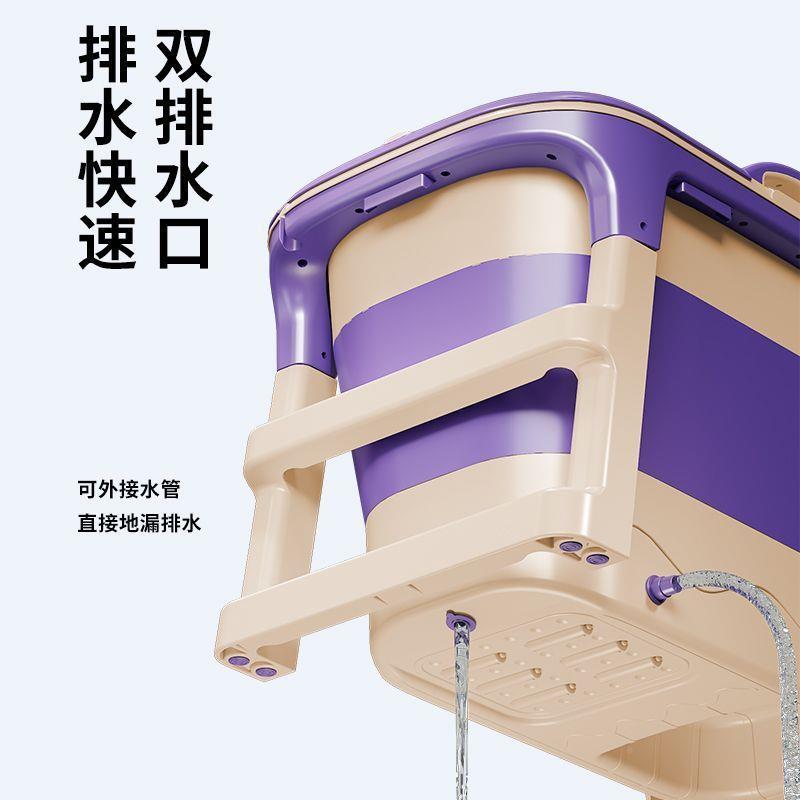 家用桶泡澡桶大人折叠缸10051302成人沐浴浴宿舍收纳洗澡桶玩具收