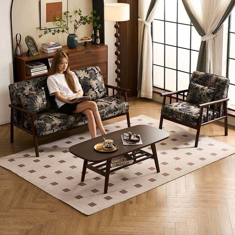 复古风实木沙发客厅特色小户型三人位直排沙发椅中古风布艺沙发,玩具/童车/益智/积木/模型,垂直悬浮玩具,淘宝优惠券,粉丝福利购,淘宝优惠卷