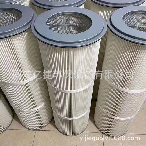 （捷亿滤P031790椭圆滤芯）工业除尘DIG器芯滤筒除尘滤芯