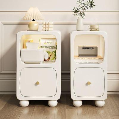 边全实木床头柜你极窄小型卧室2柜5床迷边超窄简约夹缝置物XY架窄