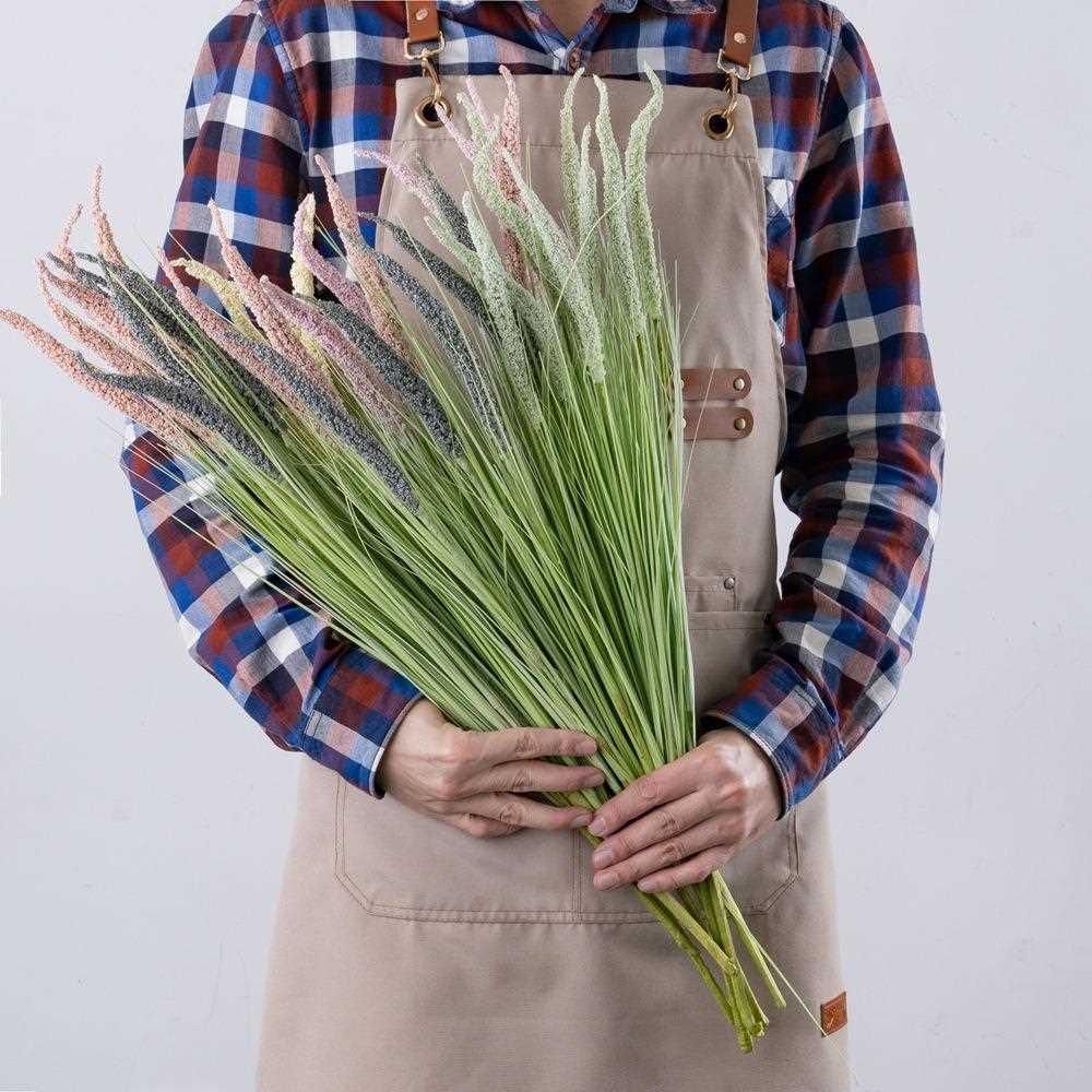 直销新款INS风仿真花装饰品洋葱草谷穗婚庆假花绿植物跨境MW09921