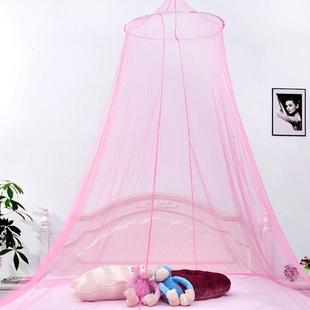 直销新款钢丝圆顶吊顶婴儿蚊帐 儿童学生公主蚊帐1.5米-1.8米床用