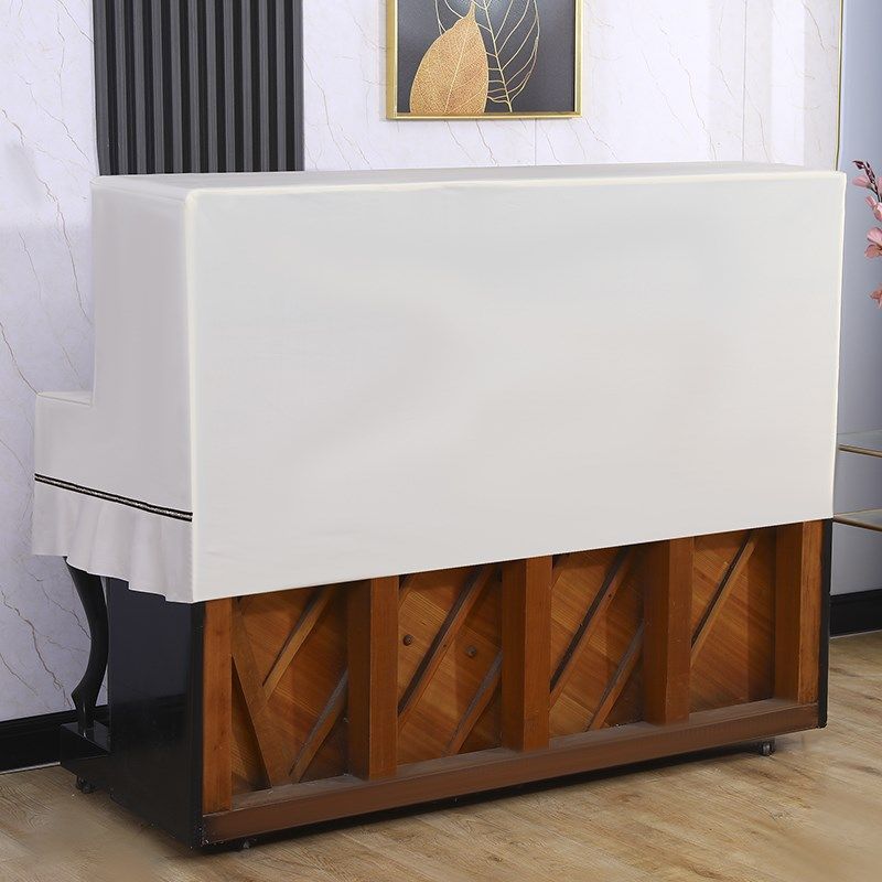 钢琴半罩不沾毛防止猫爪保护钢琴防尘罩简约有型防潮家居钢琴套子