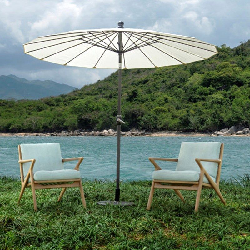 2.5米中国伞户外沙滩伞庭院花园太阳伞阳台遮阳伞摆摊露营防晒伞