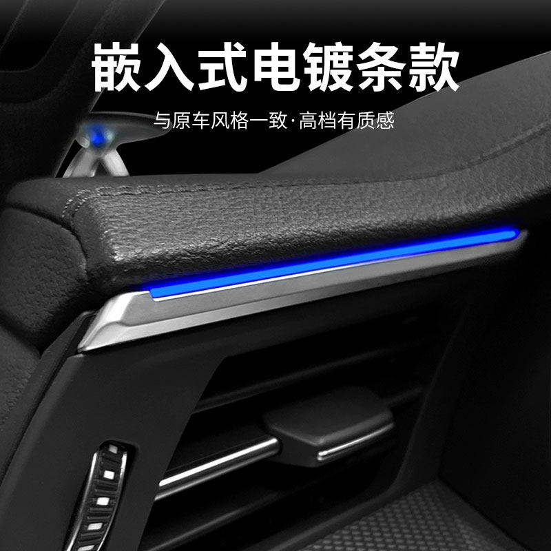 适用奥迪A4L/A5/S4/S5/A6L/A7L中控仪表台替换气氛灯车内灯改装灯