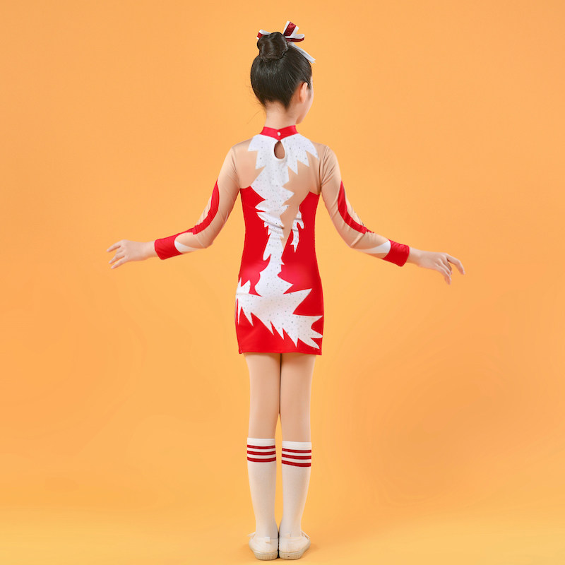 儿童啦啦操比赛服校园拉拉队演出服学生花球操表演体操健美舞蹈服