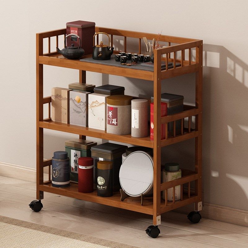 带轮可移动小推车家用实木茶几小户型沙发边几茶水架多功能置物架,住宅家具,移动边几/推车,淘宝优惠券,粉丝福利购,淘宝优惠卷