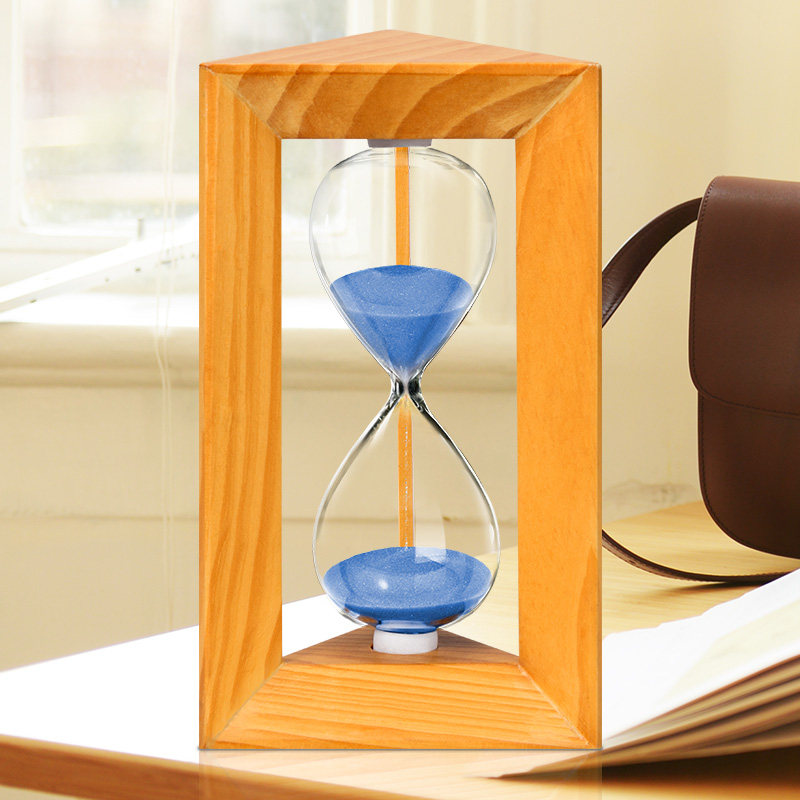 时间漏斗计时器30分钟创意流沙瓶个性实木复古半小时计时沙漏摆件,家居饰品,装饰摆件,淘宝优惠券,粉丝福利购,淘宝优惠卷