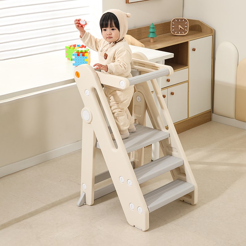 蒙氏学习塔宝宝洗漱台阶梯凳可折叠儿童登高踩脚凳婴儿洗手楼梯