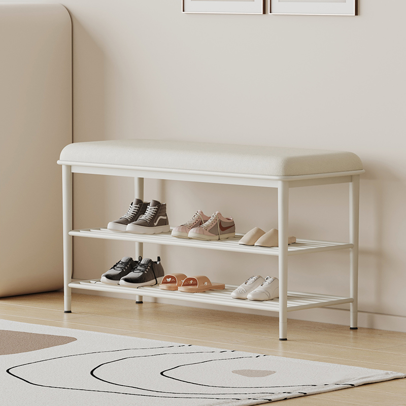 换鞋凳门口家用入户鞋柜坐凳一体换鞋椅奶油风创意网红简约穿鞋凳