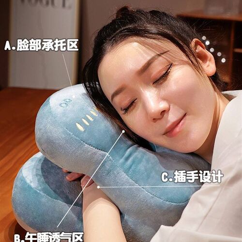 一年级午睡枕趴在桌子上睡觉的枕头小学生趴睡枕可爱儿童午觉头枕