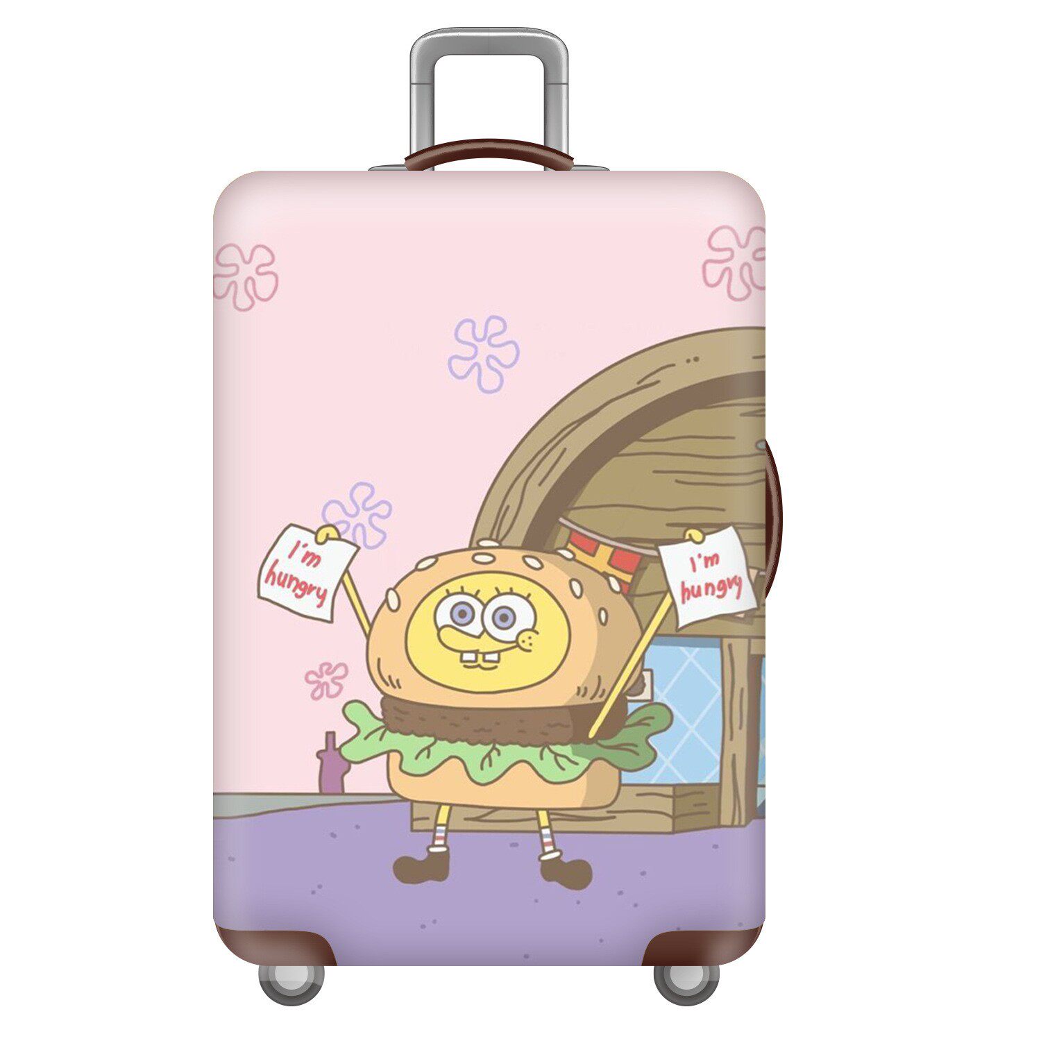 旅游唱片宽拉杆黑底登机防尘袋