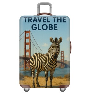 动物旅行136斑马弹力箱套拉杆箱旅行旅游登机行李皮箱保护罩防尘
