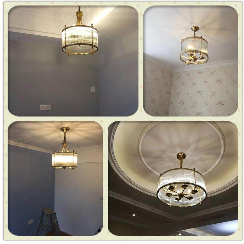 直销新款美式铜灯全铜吊灯 创意餐厅灯卧室灯书房灯个性玻璃灯具,家装灯饰光源,智能吊灯,淘宝优惠券,粉丝福利购,淘宝优惠卷