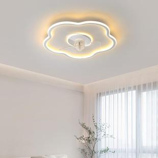 直销新款北欧极简主卧室吸顶灯风扇灯现代客厅摇头电扇灯家用餐厅