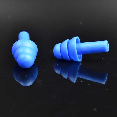 直销新款三层硅胶防水耳塞游泳装备潜水洗头洗澡专用防进水带盒装