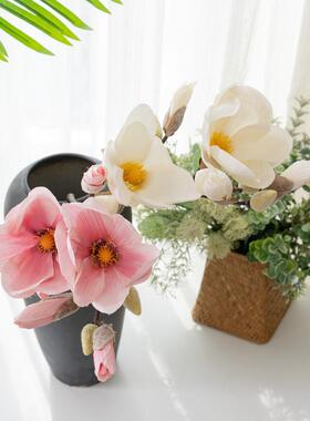 直销新款单枝玉兰花INS风仿真花家居装饰跨境婚庆假花GF15336