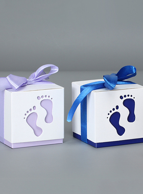 5Pcs Baby Feet Candy Gift Box Birthday First Communion Girl