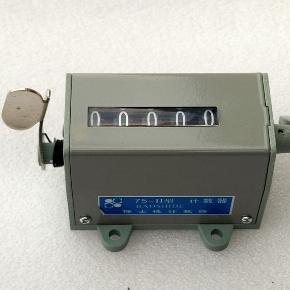 75-2 75-ll机械拉动5位工业冲床计数器累加点数器g