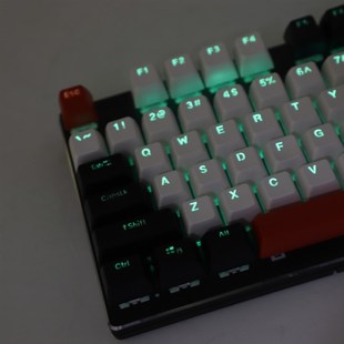Shine Ball 104 PBT Dolch Through Shot Double Key Profile