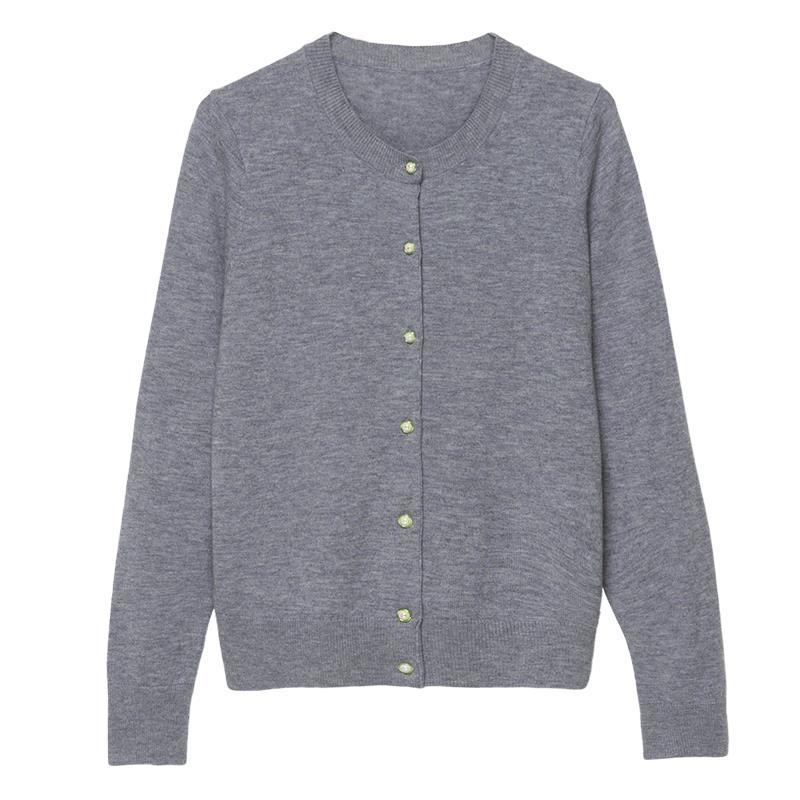 Fashion Korean Knitting Cardigans Women Solid elegant long s