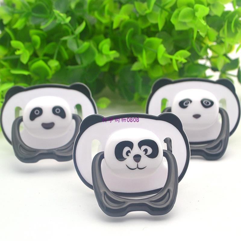 Cute Panda Nipple Dummy Pacifier Baby Food Grade PP Silicone