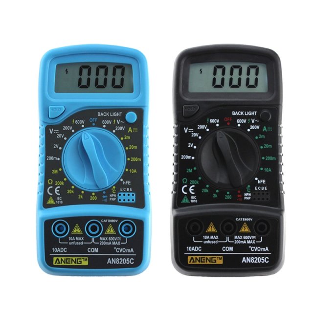 AN8205C Thermometry Digital Multimeter Voltmeter Ammeter AC