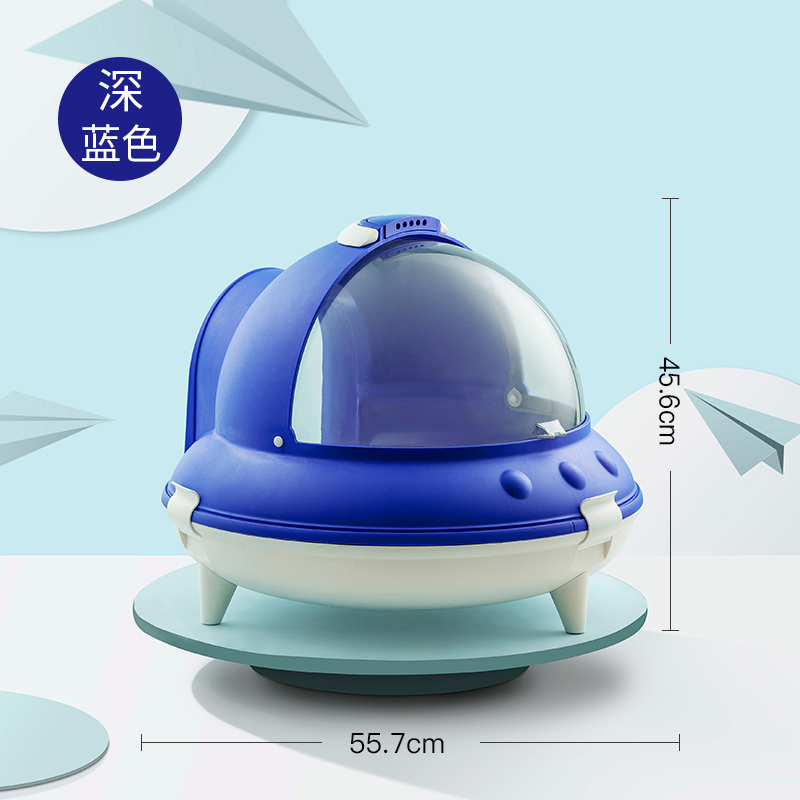 厂家猫砂盆全封闭式猫厕所隔臭防外溅超大号带砂小幼猫沙屎盆猫咪