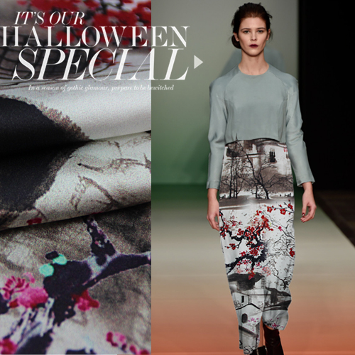 Landscape flower European and American real silk summer pr