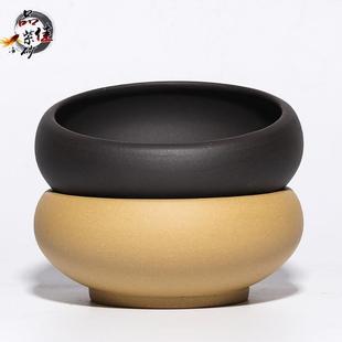 宜兴紫砂盆陶瓷多肉小花盆金钱菖蒲盆栽阳台办公室桌面微 直销新款