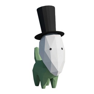 第五人格鸡块狗杰克狗立体模型周边纸模DIY手工模型摆件3D摆件