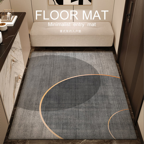 入户门地垫轻奢玄关地毯客厅门口进门垫定制可裁剪家用脚垫高级感