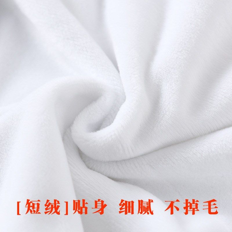 加绒白衬衫男童冬季加厚打底衫小学生男孩寸衫儿童白色衬衣校服