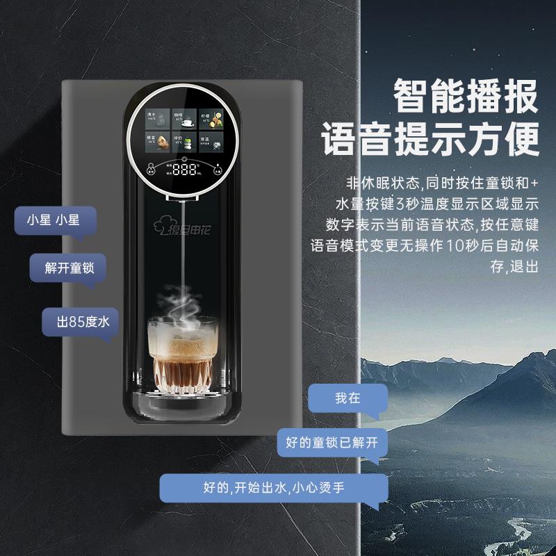 复旦申花管线机家用壁挂饮水机嵌入式无水箱接桶装水餐边柜直饮机