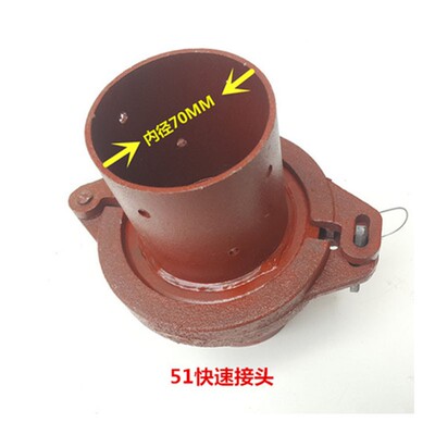 喷浆机配件 喷锚机喷浆管卡箍卡子接头螺丝快速接头喷头底座