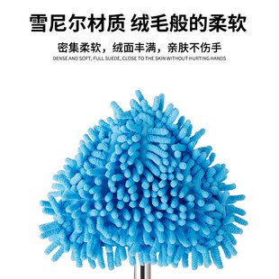 擦黑板神器小拖把迷你加长可伸缩拖布长柄儿童桌子手持短小孩平板