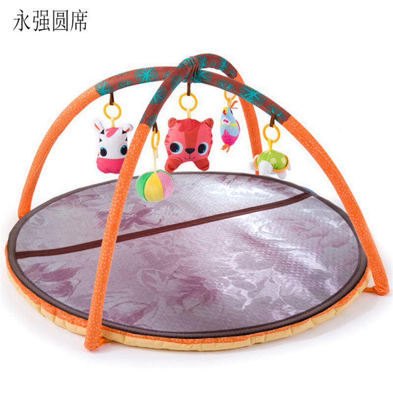 永强圆席婴儿童摇床推车摇篮椭圆形竹凉席学生单双人任意尺寸定制