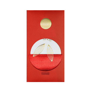 中秋节高档玉兔红包2023新款金色红色中秋送礼送长辈仪式感利是封