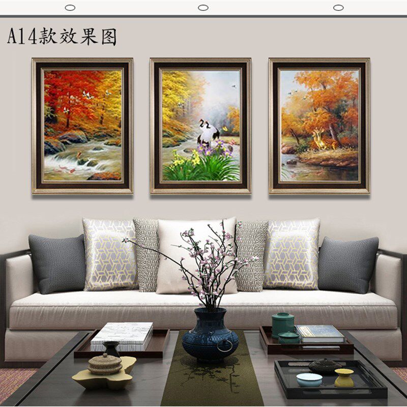 油画框外框数字油画装裱成品框欧式复古简约装饰画框相框镜框定制